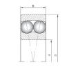 60 mm x 150 mm x 42 mm  ISO 1412 Rolamentos de esferas auto-alinhados